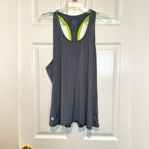 Athleta grey Racerback tank. Size XL